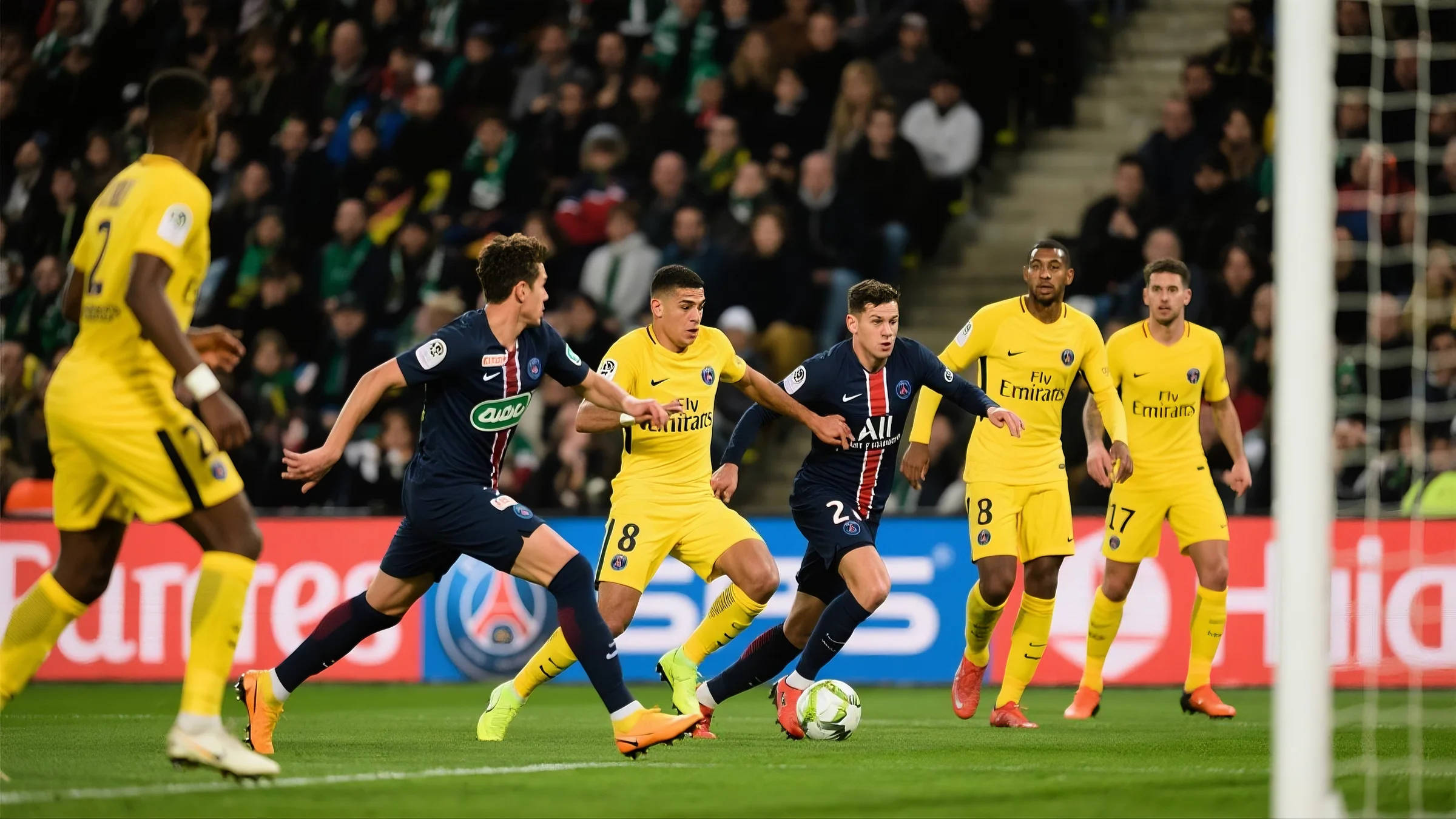 巴黎圣日耳曼在对阵南特的比赛中获胜